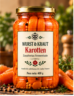 Frasco de karotten WURST und KRAUT 400 g